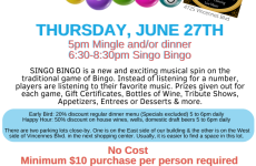 Singo Bingo June 2024 - 1